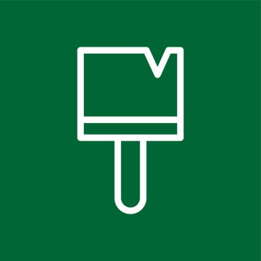 boya fırçası simgesi, vektör illüstrasyonu basit tasarım