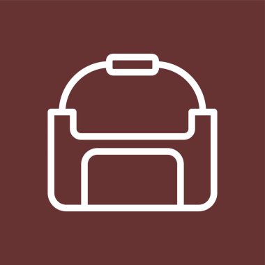 araç kutusu simgesi, vektör illüstrasyonu basit tasarım