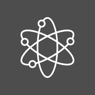 Güneş sistemi simgesi, vektör illüstrasyonu basit tasarım