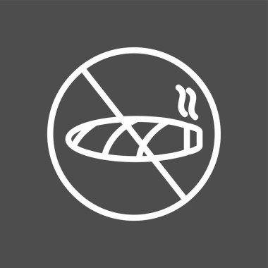 Puro simgesi yok, vektör illüstrasyonu basit tasarım