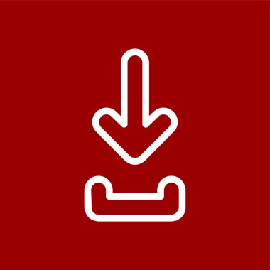 Simge indir, vektör illüstrasyonu basit tasarım