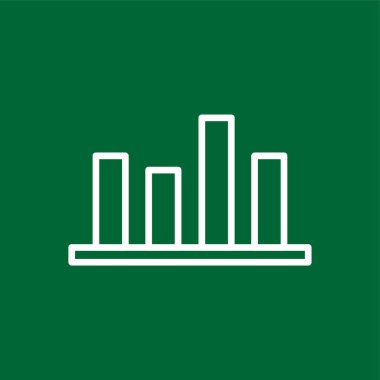 Çubuk simgesi, vektör illüstrasyonu basit tasarım