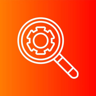 dişli simgesi, vektör illüstrasyonu basit tasarım