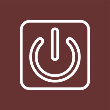 Düğme simgesini başlat, vektör illüstrasyonu basit tasarım