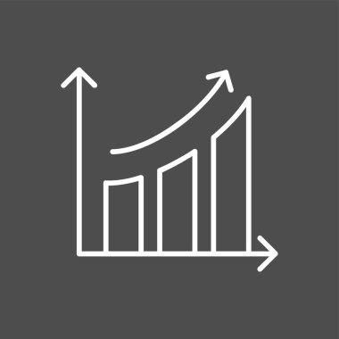 büyüme simgesi, vektör illüstrasyonu basit tasarım