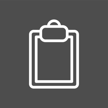 Pano simgesi, vektör illüstrasyonu basit tasarım