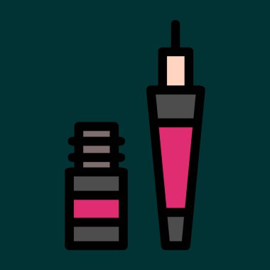 Göz Çizgisi simgesi, vektör illüstrasyonu basit tasarım