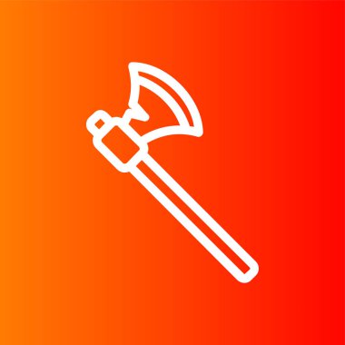 Balta simgesi, vektör illüstrasyonu basit tasarım