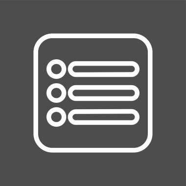 menü simgesi, vektör illüstrasyonu basit tasarım