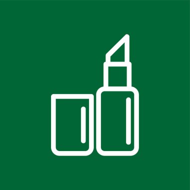 ruj simgesi, vektör illüstrasyonu basit tasarım