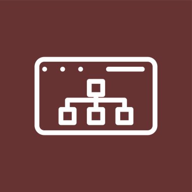 Mimarlık simgesi, vektör illüstrasyonu basit tasarım