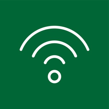 wifi simgesi, vektör illüstrasyonu basit tasarım