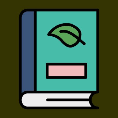 Doğa simgesi, vektör illüstrasyonu basit tasarım