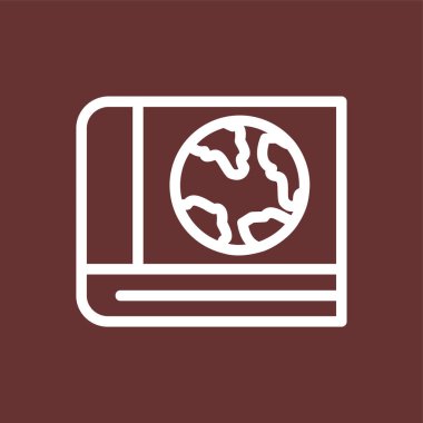 kitap simgesi, vektör illüstrasyonu basit tasarım