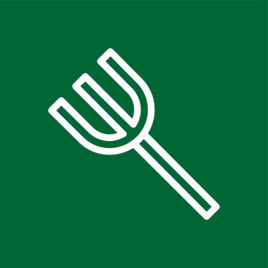 Fork icon, vector illustration simple design