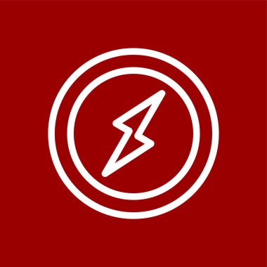 tehlike simgesi, vektör illüstrasyonu basit tasarım