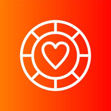 Kumarhane yonga simgesi, vektör illüstrasyonu basit tasarım