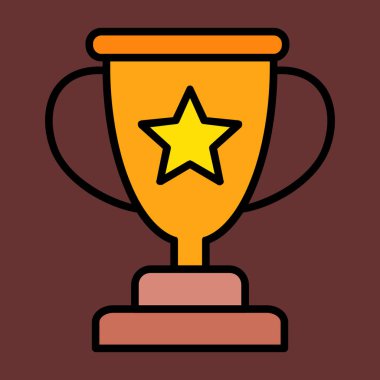 Award icon, vector illustration simple design