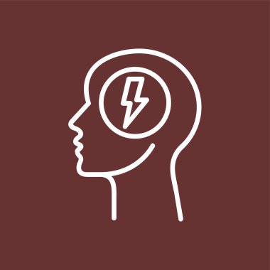 baş simge, vektör illüstrasyonu basit tasarım