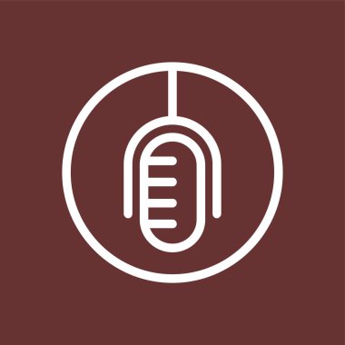 Stüdyo simgesi, vektör illüstrasyonu basit tasarım