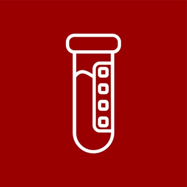 analiz simgesi, vektör illüstrasyonu basit tasarım