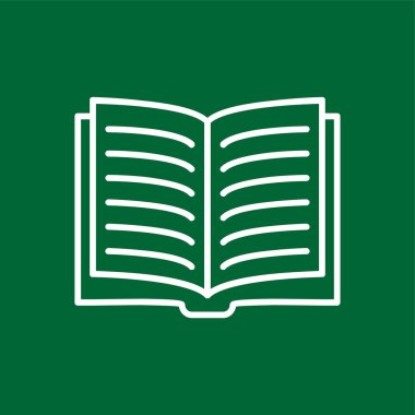 okuma simgesi, vektör illüstrasyonu basit tasarım