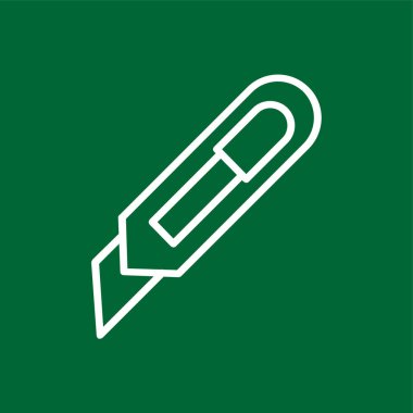 Kesici simgesi, vektör illüstrasyonu basit tasarım