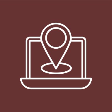 Yer tutucu simgesi, vektör illüstrasyonu basit tasarım