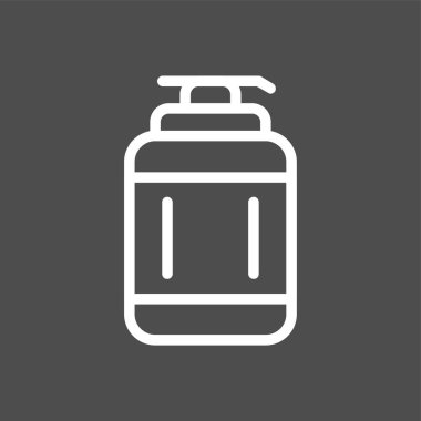 losyon simgesi, vektör illüstrasyonu basit tasarım