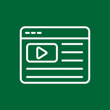 Browser icon, vector illustration simple design