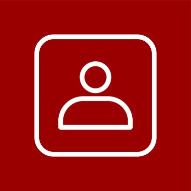 User icon, vector illustration simple design