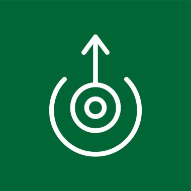 Yukarı Ok simgesi, vektör illüstrasyonu basit tasarım