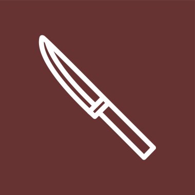 bıçak simgesi, vektör illüstrasyonu basit tasarım