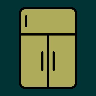 Tazeleyici simgesi, vektör illüstrasyonu basit tasarım