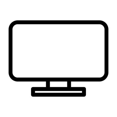 vektör ince çizgi simgesini izle