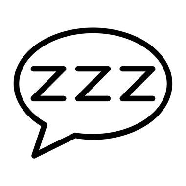 sleeping vector icon design