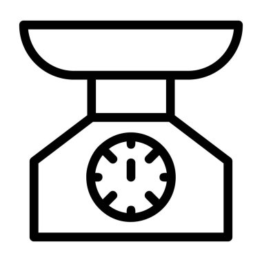 Mutfak ve pişirme vektörü simgesi.