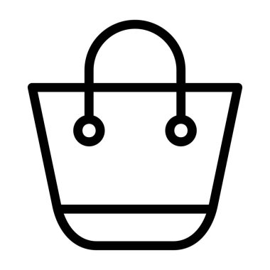 basket with shopping bag icon, vector design