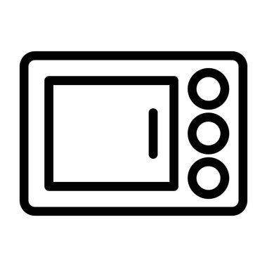 mikrodalga simge vektör çizim