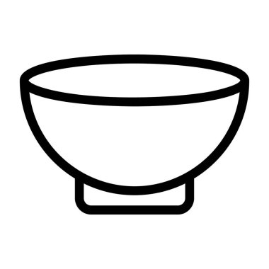 kase vektör çizgisi simgesi