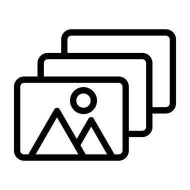 kamera simgesi vektör illüstrasyonu