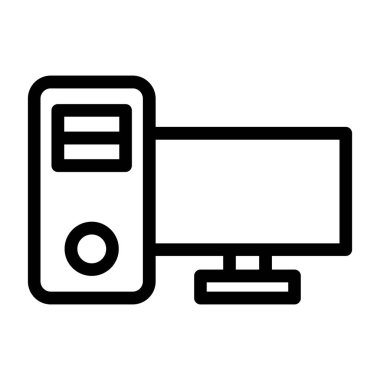 bilgisayar ve aygıt simgesi, satır biçimi