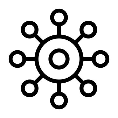 Ağ web simge vektör çizim