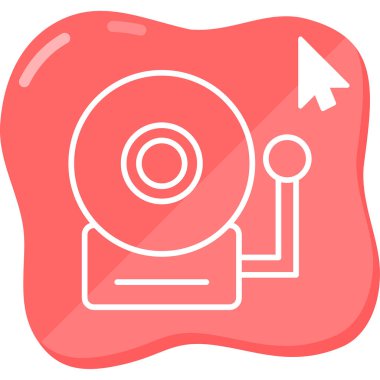 Çan çanı simgesi basit illüstrasyon