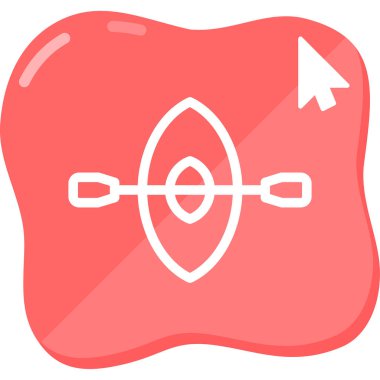 Kano web simgesi vektör illüstrasyonu