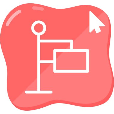 bayrak web simge vektör çizim