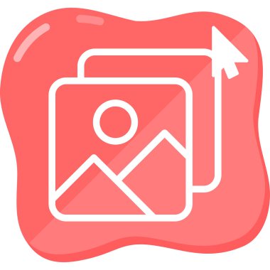 Resim gönderme kavramını gösteren renkli grafik