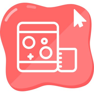 Toz Ağı ikonu vektör illüstrasyonu yıkılıyor