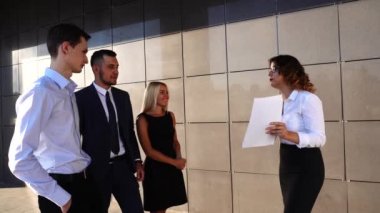 İş takım patron astları merkez ofis tartışmak