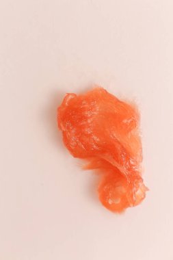 Tarafsız arkaplanda kozmetik krem dokusu jeli